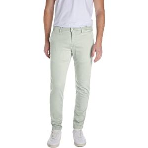 Replay Herr Slim fit Chino Jeans Zeumar Hyperchino Colour X-Lite, 005 Ljus mint, 36W x 30L Replay Herr Slim fit Chino Jeans Zeumar Hyperchino Colour X-Lite, 005 Ljus mint, 36W x 30L