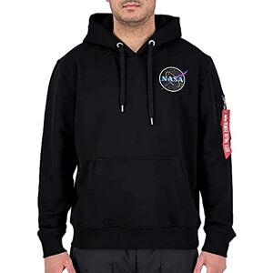 Alpha Industries Dark Side Hoody Huvtröja för män Black/Neon Purple Alpha Industries Dark Side Hoody Huvtröja för män Black/Neon Purple