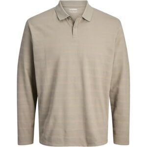 JJ REBEL Jreblouis Polo Ls, Rostad cashew, XXL JJ REBEL Jreblouis Polo Ls, Rostad cashew, XXL