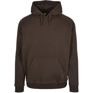 Urban Classics Blank Hoody för män, BRUN, L Urban Classics Blank Hoody för män, BRUN, L