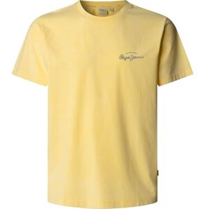 Pepe Jeans herr Terell T-Shirt, gul (glansig gul), S, Gul (glansgul), S Pepe Jeans herr Terell T-Shirt, gul (glansig gul), S, Gul (glansgul), S