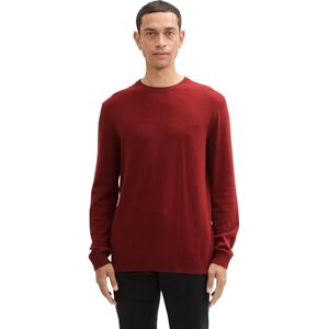 TOM TAILOR herrtröja, 35676 – Vinröd melerad, XL TOM TAILOR herrtröja, 35676 – Vinröd melerad, XL