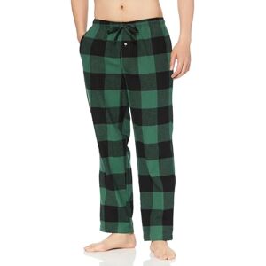 Amazon Essentials Men's Pyjamasbyxa i flanell (finns i Big & Tall), Svart Grön Buffalorutigt, XXL Amazon Essentials Men's Pyjamasbyxa i flanell (finns i Big & Tall), Svart Grön Buffalorutigt, XXL
