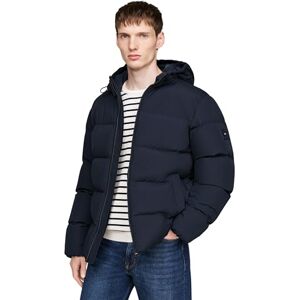Tommy Hilfiger herr dunjacka med huva Mw0mw36599 pufferjacka, Blå (ökenhimmel), XXL Tommy Hilfiger herr dunjacka med huva Mw0mw36599 pufferjacka, Blå (ökenhimmel), XXL