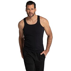 JP 1880 Herrar stora storlekar upp till 18, undertröja, armhåla, linne utan sidosöm, fin ribba, ren bomull 713018, svart, L JP 1880 Herrar stora storlekar upp till 18, undertröja, armhåla, linne utan sidosöm, fin ribba, ren bomull 713018, svart, L