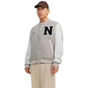 JACK & JONES Jorcollege ull Bomber Noos jacka, Porslin, XXL JACK & JONES Jorcollege ull Bomber Noos jacka, Porslin, XXL