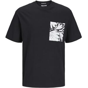 JACK & JONES Jormarbella Pocket Tee Ss Crew Neck T-shirt, svart, M JACK & JONES Jormarbella Pocket Tee Ss Crew Neck T-shirt, svart, M