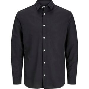 JACK & JONES JJEBREEZE skjorta LS SN, svart, S JACK & JONES JJEBREEZE skjorta LS SN, svart, S