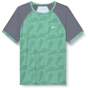 Ande Ny pertusio mönstrad T-shirt för män – andningsbar teknisk tröja grafiskt tryck, Vde Timus/Antracit, 3XL Ande Ny pertusio mönstrad T-shirt för män – andningsbar teknisk tröja grafiskt tryck, Vde Timus/Antracit, 3XL