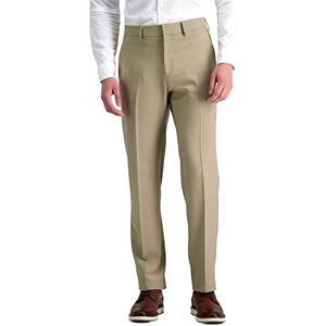 Haggar Herr Premium Comfort Dress Byxa Rak passform Platt framsida (vanliga och stora och höga storlekar), Meidum kaki, 32W / 30L Haggar Herr Premium Comfort Dress Byxa Rak passform Platt framsida (vanliga och stora och höga storlekar), Meidum kaki, 32W / 30L