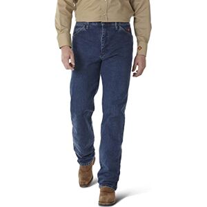 Wrangler FR-Brandbeständiga Jean med original passform arbetsbyxor för män, Stonewash, 40W / 36L Wrangler FR-Brandbeständiga Jean med original passform arbetsbyxor för män, Stonewash, 40W / 36L