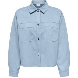 JDY julle L/S falsk mocka skjorta JRS Noos julle L/S falsk mocka skjorta JRS Noos (1-pack), Kashmirblå, L JDY julle L/S falsk mocka skjorta JRS Noos julle L/S falsk mocka skjorta JRS Noos (1-pack), Kashmirblå, L