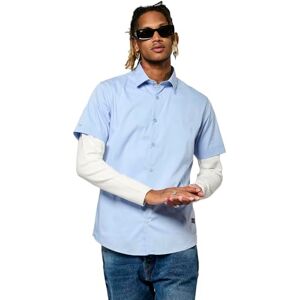 KAPORAL , Herrskjorta, passande passform, kortärmad, skjortkrage, KOURA-modell, Sky Blue, storlek 2XL, Himmelsblå, XXL KAPORAL , Herrskjorta, passande passform, kortärmad, skjortkrage, KOURA-modell, Sky Blue, storlek 2XL, Himmelsblå, XXL