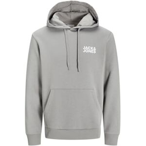 JACK & JONES JJECORP Logo Sweat Hood NOOS, Ultimate grå/detalj: litet tryck, L JACK & JONES JJECORP Logo Sweat Hood NOOS, Ultimate grå/detalj: litet tryck, L