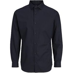 JACK & JONES Jprblaparker skjorta L/S Noos skjorta, Svart/passform: smal passform, S JACK & JONES Jprblaparker skjorta L/S Noos skjorta, Svart/passform: smal passform, S