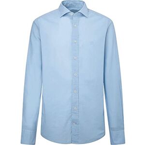 Hackett London GMT färgad mussola K skjorta för män, Himmel, L Hackett London GMT färgad mussola K skjorta för män, Himmel, L