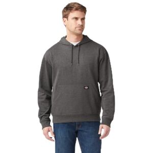 Dickies mäns medelvikt pullover fleece huvtröja vanlig tröja med huva, Mörk ljung singelfärg, M Dickies mäns medelvikt pullover fleece huvtröja vanlig tröja med huva, Mörk ljung singelfärg, M