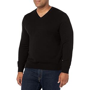 Nautica Men's V-Neck Sweater True Black Large Nautica Men's V-Neck Sweater True Black Large