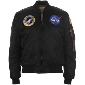 Alpha Industries MA-1 VF NASA Bomberjacka för män Black Alpha Industries MA-1 VF NASA Bomberjacka för män Black