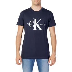 Calvin Core Monogram Slim T-tröja, Natthimmel, XS Calvin Core Monogram Slim T-tröja, Natthimmel, XS