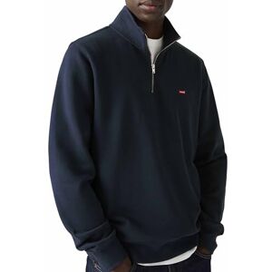 Levi's Herr original Hm 1/4 dragkedja sweatshirt, marinblå blazer, L Levi's Herr original Hm 1/4 dragkedja sweatshirt, marinblå blazer, L