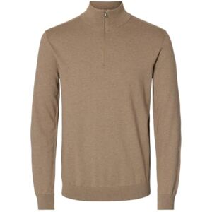 SELECTED FEMME SELECTED MEN Slhberg Ls halv dragkedja Noos, Savannah Tan, M SELECTED FEMME SELECTED MEN Slhberg Ls halv dragkedja Noos, Savannah Tan, M