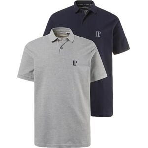 JP 1880 pikétröja för män (2-pack), Mörker marin, 5XL JP 1880 pikétröja för män (2-pack), Mörker marin, 5XL