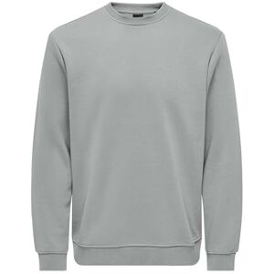Only & Sons Onsconnor Reg Crew Neck Sweat Noos, mirage gray, L Only & Sons Onsconnor Reg Crew Neck Sweat Noos, mirage gray, L