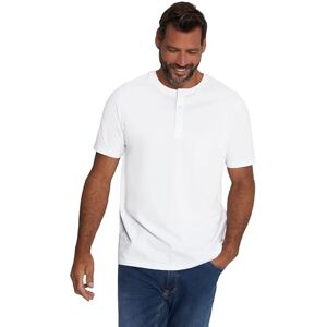 JP 1880 herrstora storlekar, överdimensionerade herrkläder, L-8XL JP1880 Henley, basic, knapplist, halv ärm, upp till 7 XL 726695, Vit, 7XL JP 1880 herrstora storlekar, överdimensionerade herrkläder, L-8XL JP1880 Henley, basic, knapplist, halv ärm, upp till 7 XL 726695, Vit, 7XL