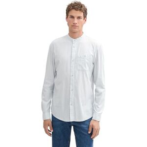 TOM TAILOR Denim herr Slim Fit Dobby skjorta med bröstficka, 36056 – Lätt fiskbensstruktur, XXL TOM TAILOR Denim herr Slim Fit Dobby skjorta med bröstficka, 36056 – Lätt fiskbensstruktur, XXL