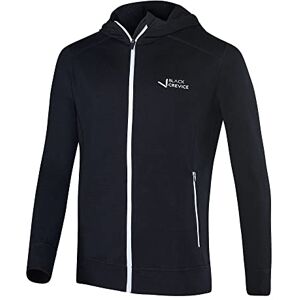 Black Crevice Merino huvjacka för män I högkvalitativ merinojacka I jacka för män av 70% merinoull och 30% PES I temperaturreglerande merinohuvtröja I merinotröja I mulesingfri, svart, L Black Crevice Merino huvjacka för män I högkvalitativ merinojacka I jacka för män av 70% merinoull och 30% PES I temperaturreglerande merinohuvtröja I merinotröja I mulesingfri, svart, L