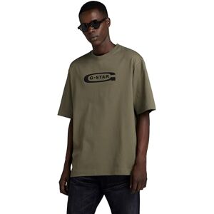 G-STAR RAW Herr Old School Logo Boxy R T T-shirt, Brun (Turf D23904-c336-273), L G-STAR RAW Herr Old School Logo Boxy R T T-shirt, Brun (Turf D23904-c336-273), L