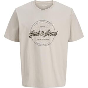 JACK & JONES Jjedover denim Tee Ss O-Neck Noos, Moonbeam, XXL JACK & JONES Jjedover denim Tee Ss O-Neck Noos, Moonbeam, XXL