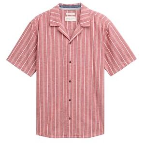 TOM TAILOR herrskjorta, 37924 – Rooibos orange vit remsa, XL TOM TAILOR herrskjorta, 37924 – Rooibos orange vit remsa, XL