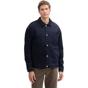 TOM TAILOR Denim herr avslappnad passform jeansjacka med teddy-foder, 10115 ren sköljd blå denim, S TOM TAILOR Denim herr avslappnad passform jeansjacka med teddy-foder, 10115 ren sköljd blå denim, S