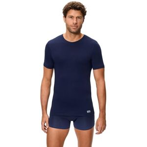 Abanderado Termisk kortärmad T-shirt med rund hals termaltech, blå, standard för män Abanderado Termisk kortärmad T-shirt med rund hals termaltech, blå, standard för män
