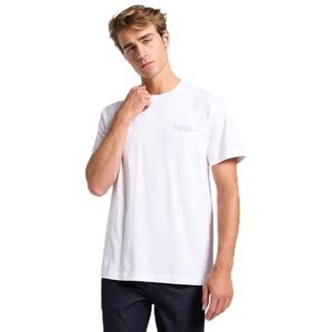 Lee Herr Ss Relaxed T-shirt, Ljus vit, L Lee Herr Ss Relaxed T-shirt, Ljus vit, L