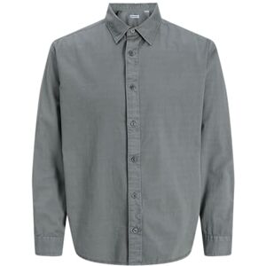 JACK & JONES Jjecharge Faded Shirt Ls Noos, Stormigt väder, M JACK & JONES Jjecharge Faded Shirt Ls Noos, Stormigt väder, M