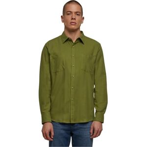 Urban Classics flanell för män, oliv, S Urban Classics flanell för män, oliv, S