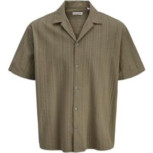 JACK & JONES Jjetyson Resort Shirt Ss Sn, Vetiver, XXL JACK & JONES Jjetyson Resort Shirt Ss Sn, Vetiver, XXL