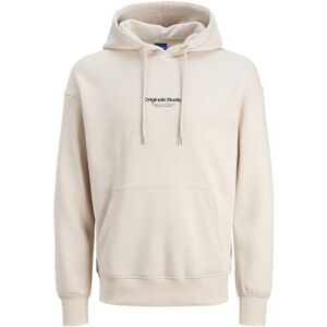 JACK & JONES Jorvesterbro Sweat Hood Noos huvtröja, Moonbeam, S JACK & JONES Jorvesterbro Sweat Hood Noos huvtröja, Moonbeam, S