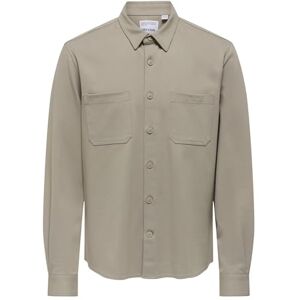 Only & Sons Onsmark Overshirt 0209 Noos, Vintage kaki, S Only & Sons Onsmark Overshirt 0209 Noos, Vintage kaki, S