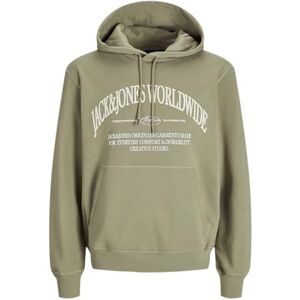 JACK & JONES JACK&JONES JORFREDERIKSBERG Margate Sweat Hood BF, Silver sa/detalj: jj, M JACK & JONES JACK&JONES JORFREDERIKSBERG Margate Sweat Hood BF, Silver sa/detalj: jj, M