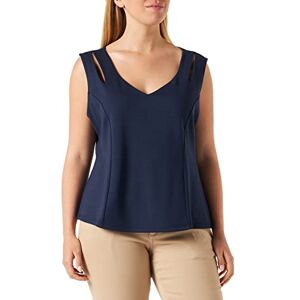 Comma Ärmlös T-shirt, 5876 mörkblå, 46 Comma Ärmlös T-shirt, 5876 mörkblå, 46