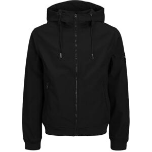 JACK & JONES Bestseller A/S JJEBASIC Softshell Hood NOOS jacka för män, svart, S, svart, S JACK & JONES Bestseller A/S JJEBASIC Softshell Hood NOOS jacka för män, svart, S, svart, S