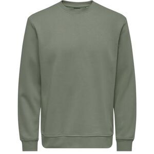 Only & Sons Onsconnor Reg Crew Neck Sweat Noos sweatshirt, Castor Gray, M Only & Sons Onsconnor Reg Crew Neck Sweat Noos sweatshirt, Castor Gray, M