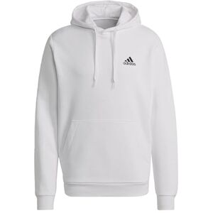 adidas herr Tröja med huva Essentials Fleece Hoodie, white/black, XL adidas herr Tröja med huva Essentials Fleece Hoodie, white/black, XL