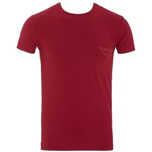 Giorgio Armani Herr MEGALOGO rund hals t-shirt röd S smal passform, Röd, S Giorgio Armani Herr MEGALOGO rund hals t-shirt röd S smal passform, Röd, S