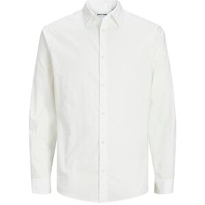 JACK & JONES Jjepaulos skjorta Ls Sn, Viskande vit, M JACK & JONES Jjepaulos skjorta Ls Sn, Viskande vit, M