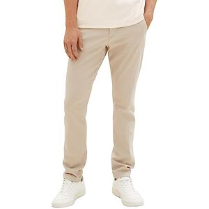 TOM TAILOR herr slim fit chinos byxor av stretch piké med bälte, 32285-sand Zig Zag Structure, 32W x 36L TOM TAILOR herr slim fit chinos byxor av stretch piké med bälte, 32285-sand Zig Zag Structure, 32W x 36L